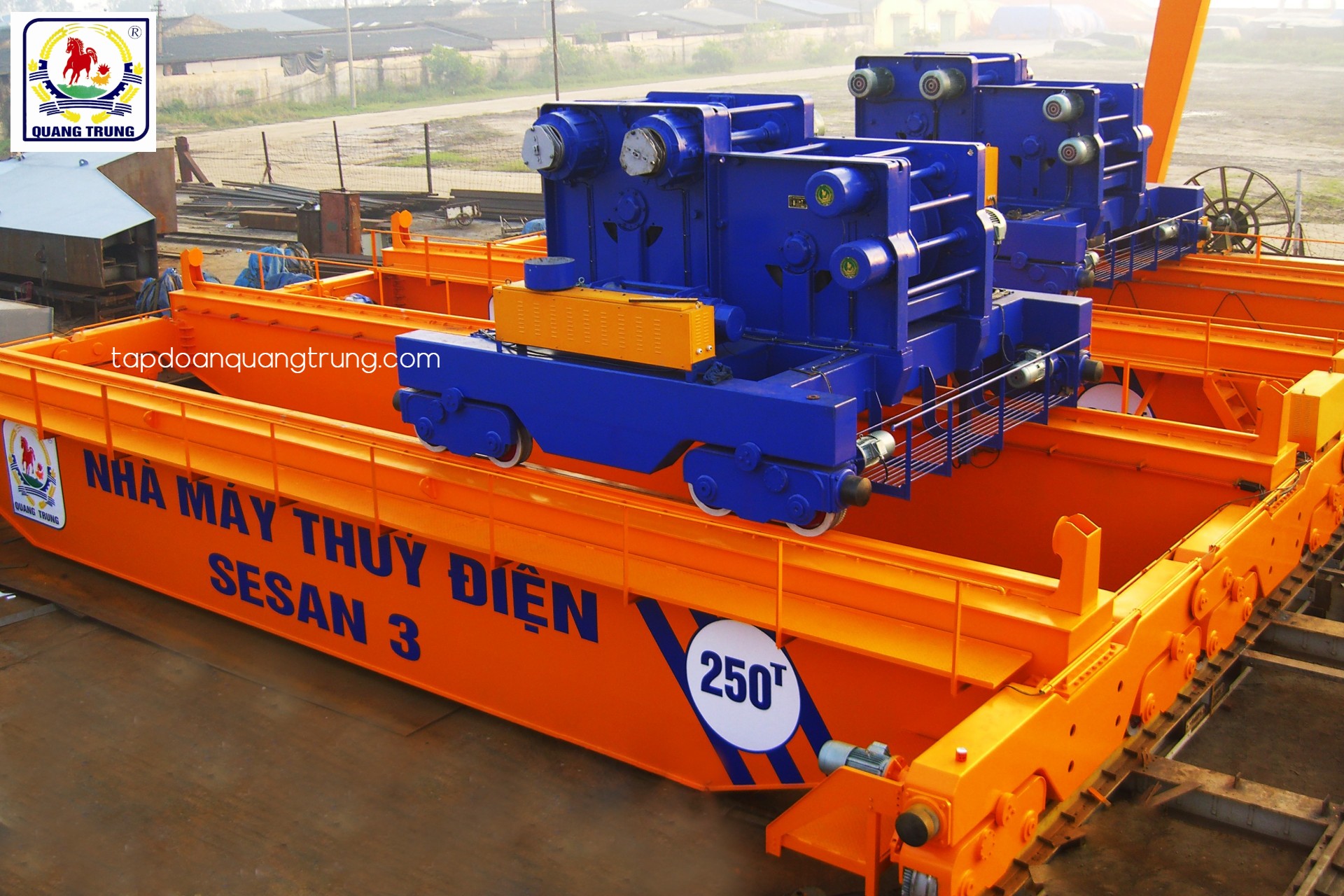 CÁC LOẠI XE CON DÙNG CHO CÁC LOẠI CẦU CÓ TRỌNG TẢI NÂNG ĐẾN 1200 TẤN